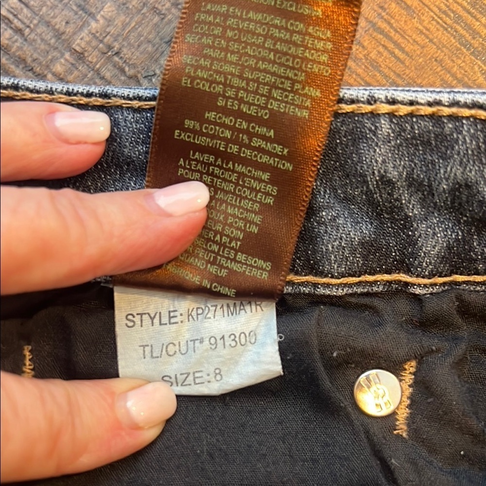Kut from the Kloth Blue Straight Leg Jeans - Picture 4 of 4